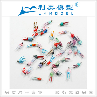 China Mensch gemalte Zahl Architekturmodellbau-Leute-Bodendecke-Materialien fournisseur
