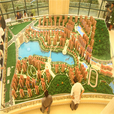 China schöner architektonischer vorbildlicher Hersteller 3D Portable für Stadt-Plan fournisseur