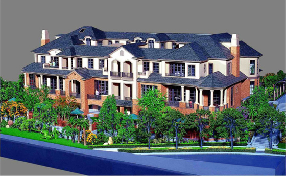 China Einzelnes Landhaus-architektonischer vorbildlicher Miniaturhersteller, private Wohngebäude-Modelle fournisseur