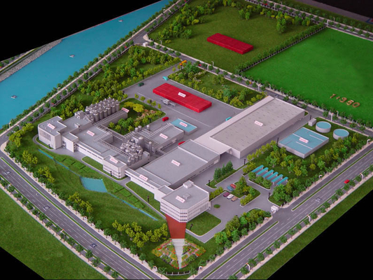 China Architektonischer vorbildlicher Berufshersteller für schönes tragbares Miniaturgebäude fournisseur