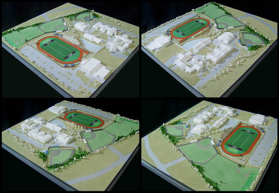 China Dauerhafte architektonische vorbildliche Hersteller-acrylsauerminiatur für industrielle Plan-Planung fournisseur