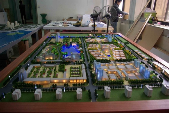 China architektonischer vorbildlicher Hersteller des Landhaus-3D, die Landhaus-Modellbau-Herstellung beleuchtend fournisseur