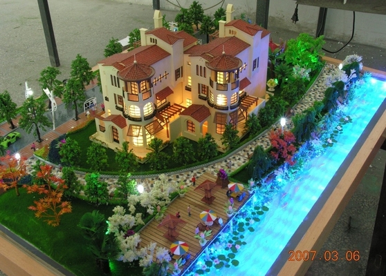 China Schöner architektonischer vorbildlicher Miniaturhersteller, Real Estate-Modellbauten fournisseur