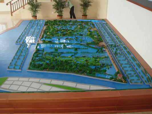 China Nette Architekturmodell-Versorgungen besonders angefertigt für Reise-Park-Projekt-Plan fournisseur