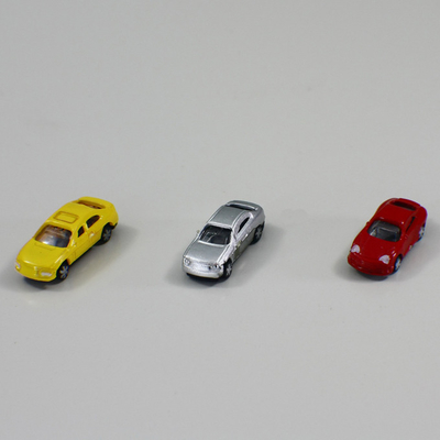 China Plastik1:200 kundenspezifische Modellbau-Autos, errichtendes Bahnstraßenrand-buntes Modellauto fournisseur