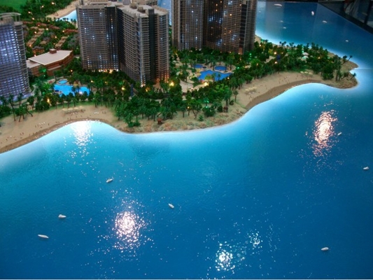 China Acrylbeleuchtungs-Modellbau-Landschaft für Stadtentwicklungs-Modell-Plan fournisseur