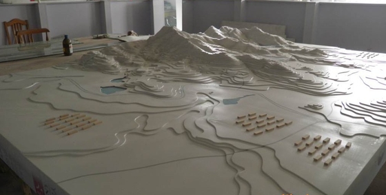 China Miniaturgelände-Modell-Miniaturarchitekturmodell-Landesgrenze-Insel-Gelände-Modell fournisseur