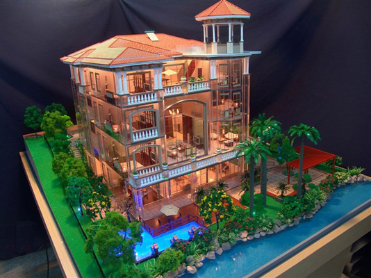 China Haus-vorbildliche interne Möbel-Innenanzeige, 3d, das Architekturmodelle druckt fournisseur
