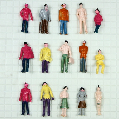 China 1:100 Architekturmodellbau-Leute-zeichnende Männerfigur 1.8cm/Materialien für die vorbildliche Landschaft fournisseur