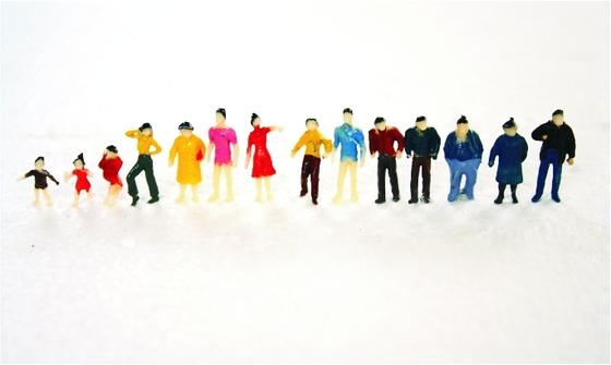 China 1:100 Architekturmodellbau-Leute gemalte Zahl Ausrüstungen 1.8cm fournisseur