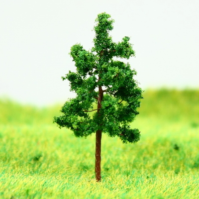 China D3813 Zug Layout Miniatur Modell Bäume Avenue tiefgrünen Pagode Draht Baum 3,8 cm fournisseur