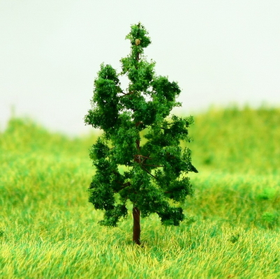 China D4316 Zug Layout Miniatur Modell Bäume Avenue tiefgrünen Metalldraht Baum 4,3 cm fournisseur