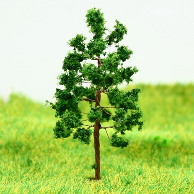 China D5020 Zug Layout Miniatur Modell Bäume Avenue tiefgrünen Metalldraht Baum 5 cm fournisseur