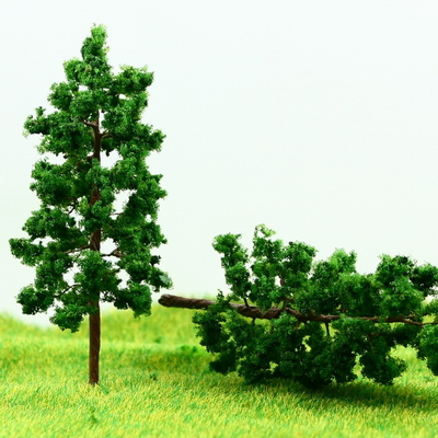 China D8030 Zug Layout Miniatur Modell Bäume Avenue tiefgrünen Metalldraht Baum 8 cm fournisseur