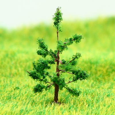 China N Spurweite Zug Layout Miniatur Modell Bäume Green Avenue Draht Baum Hoop Kiefer 3,2 cm fournisseur