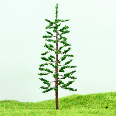 China HO Zug Layout Miniatur Modell Bäume Green Street Draht Baum Pine 11 cm fournisseur
