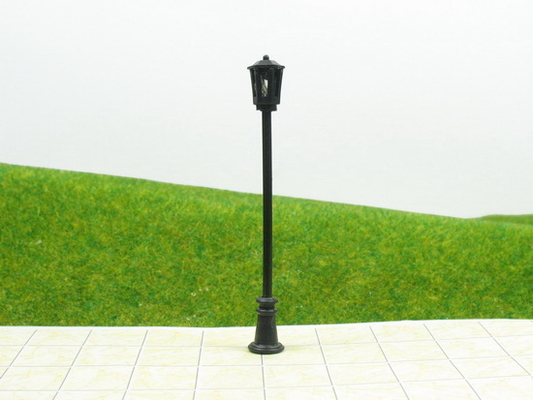 China O Gauge Scale Zug Layout Design Light Street Miniatur Modell Lampe Stellen 4,5 cm fournisseur