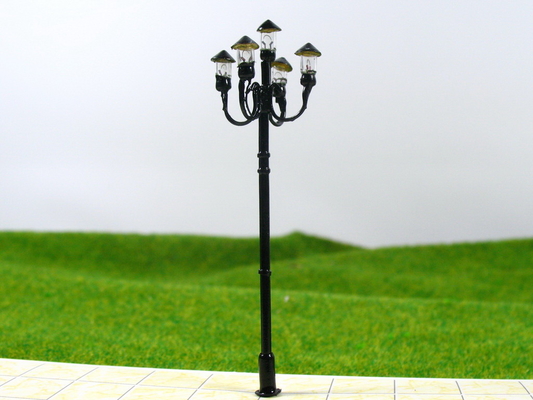 China STRASSEN-Modell-Laternenpfahl-Licht T52 6V 7cm leuchtendes Miniaturfür Zug-Plan fournisseur