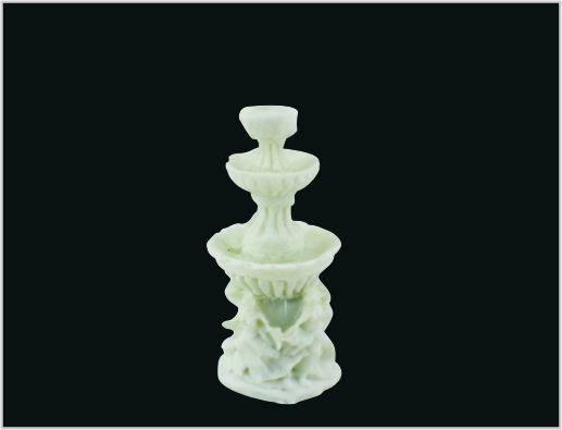 China MD03 PE Kunststoff weiß Skulptur 3D Skala Modell 2 * 4 cm Garten Frühjahr fournisseur