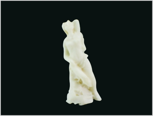 China MD15 1 * 3,5 cm Jade Weiß Skulptur 3D Modell für N Zug Layout fournisseur