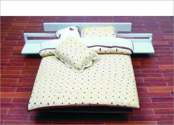 China CH06054 1:20 / 1:25 / 1:30 / 1:50 / 75 / Custom Architektur Modell Möbel Keramik Bett von 1:100 fournisseur