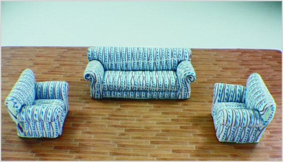 China Benutzerdefinierte Architektur Modell Möbel Sofa 1:20 / 1:25 / 1:30 / 1:50 / 75 / 1:100 fournisseur