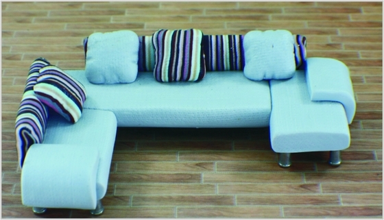 China 1:20 /1: 25/1: 30/1: 50/1: 75/1: Architekturinnenmöbel-keramisches Sofa des Musterhaus-100 fournisseur