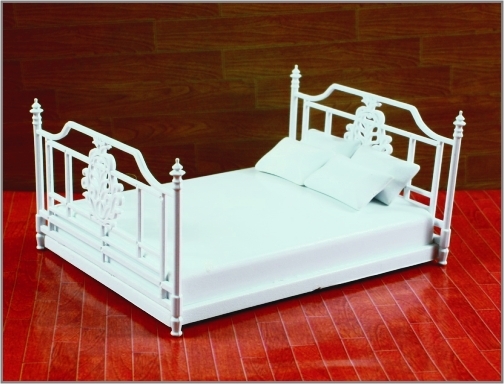 China Architektonische Häuser 3D Modell Möbel Antike Gericht Kunst Doppelbett 1:20 / 1:25 / 1:30 fournisseur