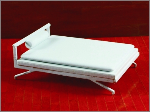 China Benutzerdefinierte architektonische Haus Modell Möbel Maoen Modern Double Bed 1:20 / 1:25 / 1:30 fournisseur