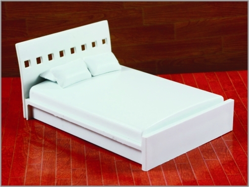 China 1:20 /1: 25/1: Modernes Doppelbett Architekturmodell-Möbel MeiHui des haus-30 fournisseur