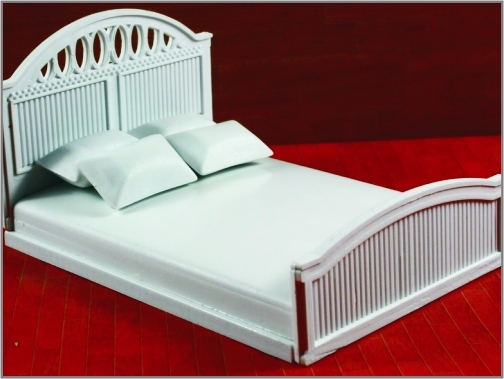 China 1:20 /1: 25/1: Architektonisches vorbildliches Möbel-MittelmeerDoppelbett des Sonnenschein-30 fournisseur