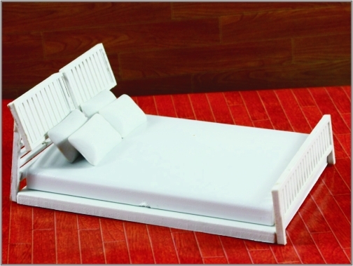 China 1:20 /1: 25/1: Blockieren moderne architektonische vorbildliche Möbel 30 Doube-Bett fournisseur