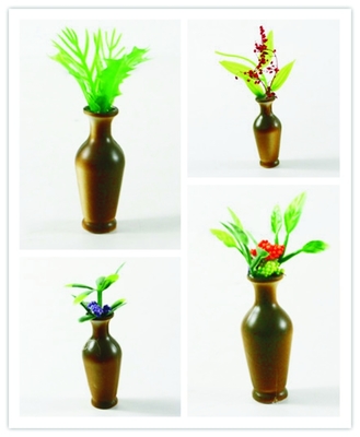 China PY-02 1.5 * 3.5 moderne Häuser Architektur Modell Möbel Miniatur Blumenvase fournisseur