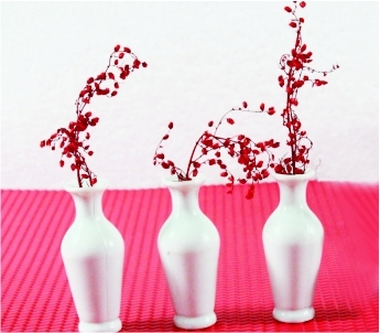 China PY-04-1.5 * 3.5 moderne Häuser Architekturmaßstab Modell Möbel aus Kunststoff Blumenvase fournisseur