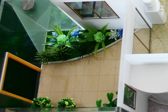 China OEM Miniatur architektonische Modelle Gebäude Haus Einrichtung Garten fournisseur