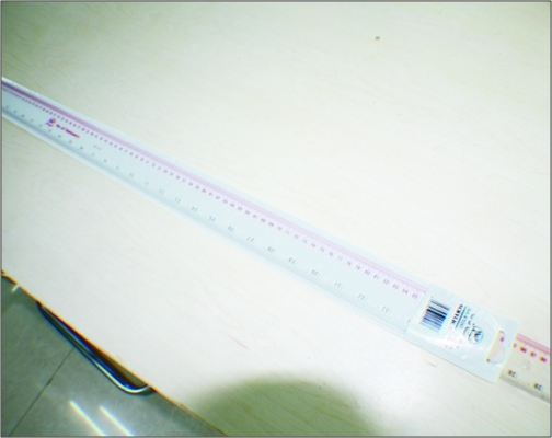 China MA06-100 1M Miniatur-Modellierung Tools Scale Modellbau organisches Glas-Lineal fournisseur