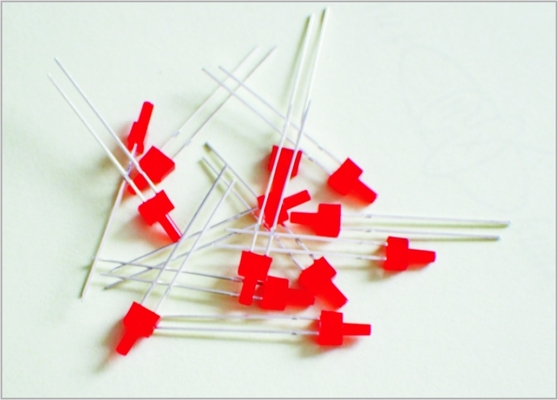 China MD01-030 2 MM Flattop rote Led Licht architektonische Skala Modell Supplies fournisseur