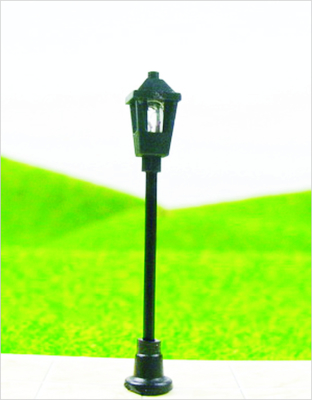 China T1 Custom 6V-Kopf Street Lights Kunststoff Modell Laterne für Railroad Layouts 4,5 cm fournisseur