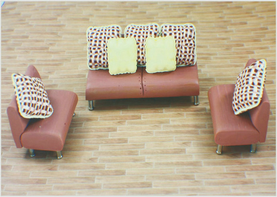 China Architektonische vorbildliche Möbel-weiches Tonwaren-Innensofa mit Phasen- und Natur fournisseur