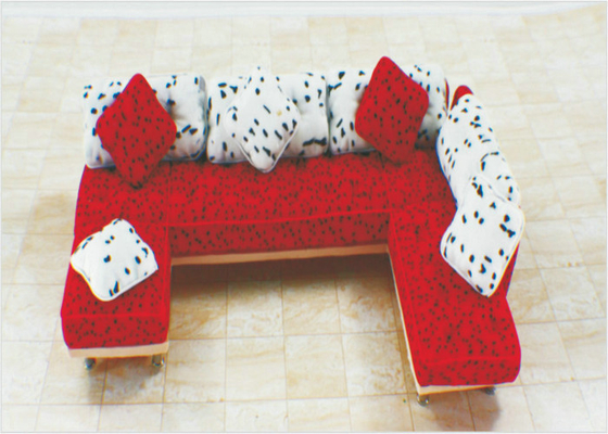China Möbel-Hausmobiliar-Töpferkunst-Sofa SF210 des Roten Platzes architektonisches vorbildliches fournisseur
