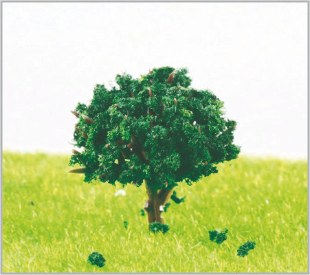 China 1.8cm handgemachtes Plastikminiaturmodell für Baum-Stadt-Planungs-Plan fournisseur