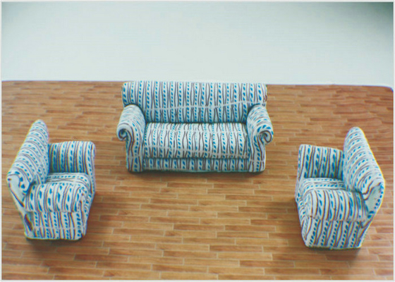 China Mode-Streifen-architektonisches vorbildliches Möbel-Wohnzimmer-Sofa 1: 50/1: 75/1: 100 fournisseur