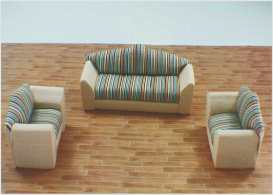 China Mode-Streifen-architektonisches vorbildliches Möbel-Wohnzimmer-Töpferkunst-Sofa fournisseur