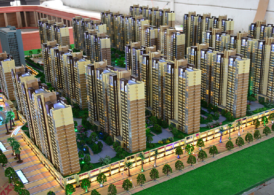 China Hotelarchitekturmodell, das Versorgungen 3D virtuelles CER ROHS macht fournisseur