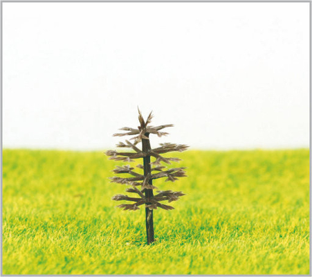 China B35 O Skala Zug Layout Miniatur Modell Bäume am Straßenrand Kunststoff-Stäbchen 3.5 cm fournisseur