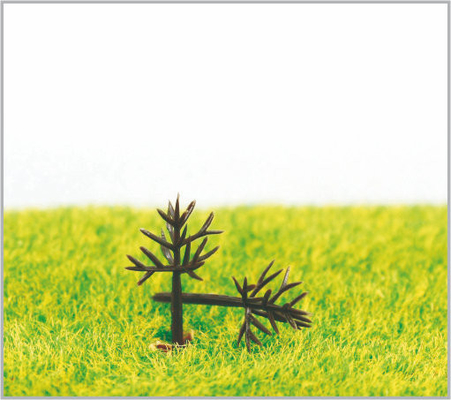China D24 N Maßstab Zug Layout Miniatur Modell Bäume am Straßenrand grüne Kunststoff-Stäbchen 2.4 cm fournisseur