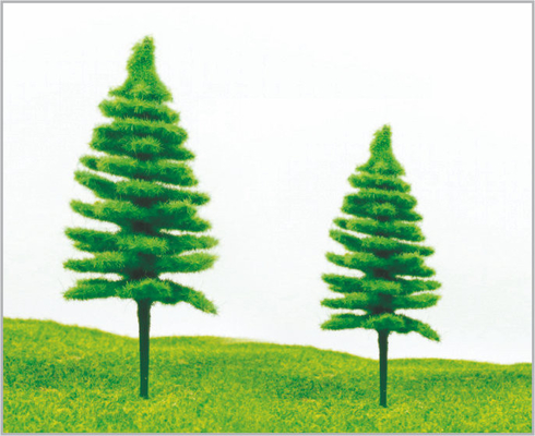 China S50A / S50B Railroad Scenery Miniatur Modell Bäume Green Avenue Weihnachten Pine 11 cm/9 cm fournisseur