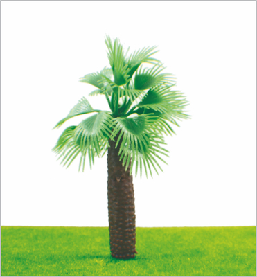China M009 HO Zug Layout Miniatur Modell Bäume Green Street Coconut Tree 11 cm fournisseur