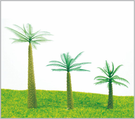 China HC75/HC50/HC40 OEM HO Zug Layout Miniatur Modell Bäume Coconut Tree 7.5cm 5 cm/4 cm fournisseur