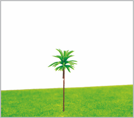 China M007OEM HO Zug Layout Miniatur Modell Bäume gelb Green Avenue Coconut Tree 5 cm fournisseur